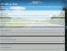 Tablet Screenshot of otwithanipad.blogspot.com