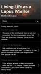 Mobile Screenshot of livinglifeasalupuswarrior.blogspot.com
