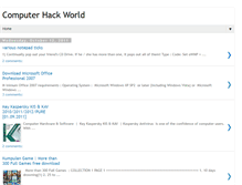 Tablet Screenshot of computerhackworld.blogspot.com