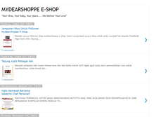 Tablet Screenshot of mydearshoppe.blogspot.com