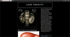 Desktop Screenshot of leadtoxicity.blogspot.com