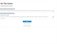 Tablet Screenshot of christinalakegolfclub.blogspot.com