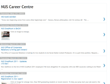 Tablet Screenshot of nuscareercentre.blogspot.com