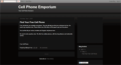 Desktop Screenshot of cellphoneemporium.blogspot.com