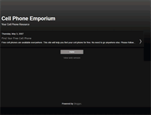 Tablet Screenshot of cellphoneemporium.blogspot.com