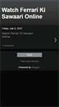 Mobile Screenshot of ferrarikisawaarifullmovie.blogspot.com