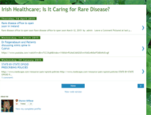 Tablet Screenshot of irishhealthcarerarediseasestarlovcyst.blogspot.com