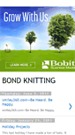 Mobile Screenshot of bondknitter.blogspot.com