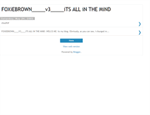 Tablet Screenshot of foxie.blogspot.com