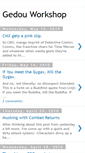 Mobile Screenshot of gedouworkshop.blogspot.com