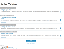 Tablet Screenshot of gedouworkshop.blogspot.com