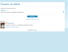 Tablet Screenshot of faveronnavideira.blogspot.com