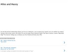 Tablet Screenshot of milesandmacey.blogspot.com