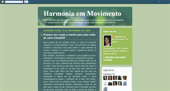 Desktop Screenshot of harmoniaemmovimento.blogspot.com