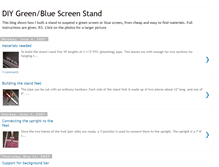 Tablet Screenshot of diygreenscreenstand.blogspot.com