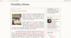 Desktop Screenshot of cienciaemente.blogspot.com
