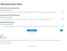 Tablet Screenshot of iraqreconstructionnews.blogspot.com