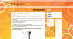 Desktop Screenshot of biologiatamara.blogspot.com