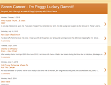 Tablet Screenshot of peggyluckey.blogspot.com