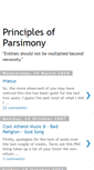 Mobile Screenshot of principlesofparsimony.blogspot.com