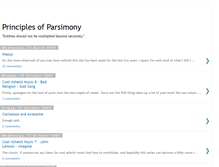 Tablet Screenshot of principlesofparsimony.blogspot.com