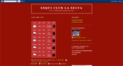 Desktop Screenshot of esquiclublaselva.blogspot.com