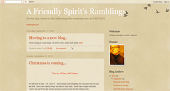 Desktop Screenshot of friendlyspiritsthoughts.blogspot.com