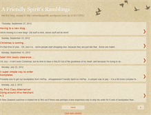 Tablet Screenshot of friendlyspiritsthoughts.blogspot.com