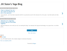 Tablet Screenshot of kinnelonyoga.blogspot.com