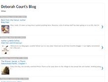 Tablet Screenshot of deborahcourt.blogspot.com