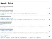 Tablet Screenshot of gamegirlrobot.blogspot.com