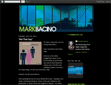 Tablet Screenshot of markbacino.blogspot.com