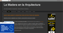 Desktop Screenshot of maderaenarquitectura.blogspot.com