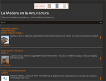 Tablet Screenshot of maderaenarquitectura.blogspot.com