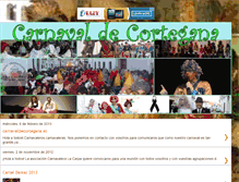 Tablet Screenshot of elcarnavaldecortegana.blogspot.com