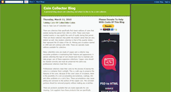 Desktop Screenshot of coincollectorblog.blogspot.com