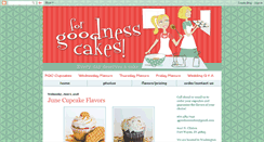 Desktop Screenshot of forgoodnesscakesfortwayne.blogspot.com