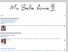 Tablet Screenshot of ma-belleamie.blogspot.com