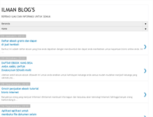 Tablet Screenshot of ilmanblogs.blogspot.com