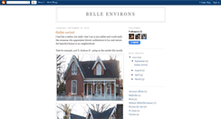Desktop Screenshot of belleenvirons.blogspot.com