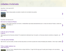 Tablet Screenshot of minhascidadesinvisiveis.blogspot.com