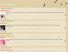 Tablet Screenshot of chezlizalou.blogspot.com