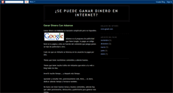 Desktop Screenshot of ganamosdinero.blogspot.com