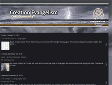 Tablet Screenshot of iomcreationevangelism.blogspot.com