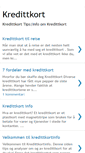 Mobile Screenshot of kredittkortinfo.blogspot.com