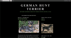 Desktop Screenshot of germanhuntterrier.blogspot.com