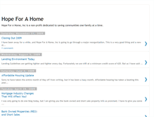 Tablet Screenshot of hopeforahome.blogspot.com