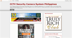 Desktop Screenshot of cctvsecuritycamerasystemphilippines.blogspot.com