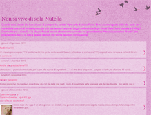 Tablet Screenshot of nonsivivedisolanutella.blogspot.com