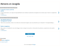 Tablet Screenshot of menoresenacogida.blogspot.com